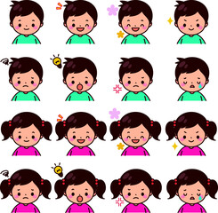 子ども　男の子女の子　セット　01