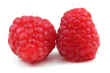 Two raspberries
