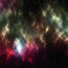 night sky with stars galaxy