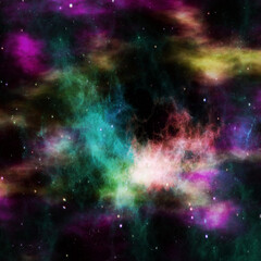 Obraz premium night sky with stars galaxy