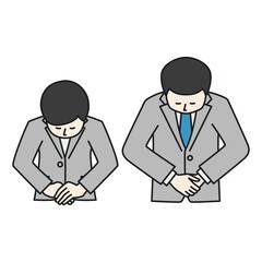 謝罪するビジネスパーソン