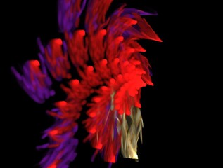 Imaginatory fractal abstract background Image