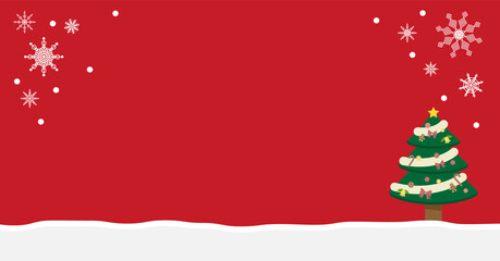クリスマスの広告バナーデザイン628*1200  ベクター