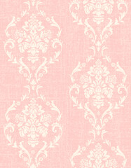 豪華なオーナメント柄の背景　華やかな装飾に使えるオーナメント柄のビンテージ壁紙　シームレス　デザイン素材