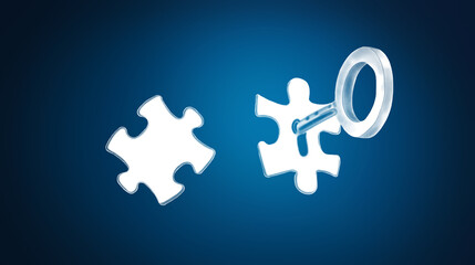 the key opens the puzzle piece