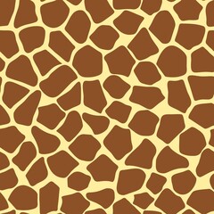 giraffe pattern vector seamless, modern background for clothes, fabric, paper.