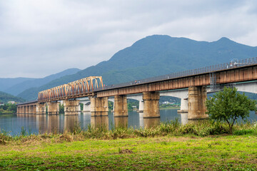 bridge over the river