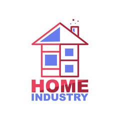 Building House Logo Graphic Design