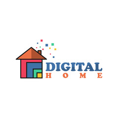 Home Digital Logo Graphic Design
