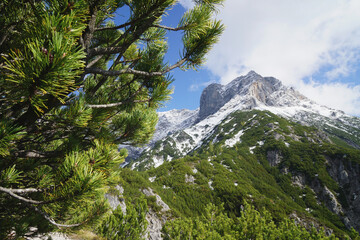 Neuschnee im Steinernen Meer bei Saalfelden 