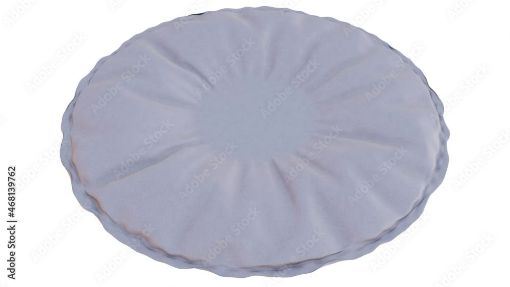 Wall mural 3d inflatable pillow made of light fabric