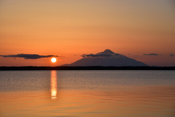 パンケ沼　夕景
