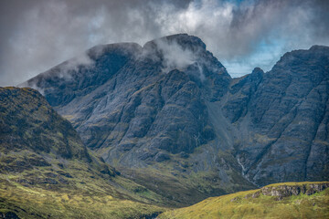 landscape with clouds - Isle of Skye, Scotland