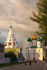 Fototapeta na wymiar View of the architecture Inside the Kolomna Kremlin