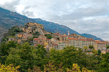 view of the town of Corte