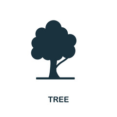 Tree icon. Monochrome sign from farming collection. Creative Tree icon illustration for web design, infographics and more