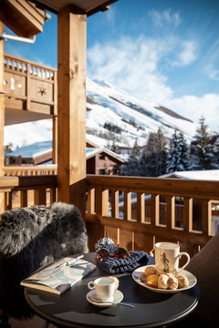 balcon hiver montagne 