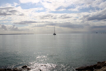 boat on the sea