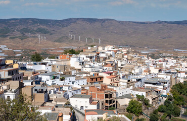 Naklejka premium Spanish village called Abrucena