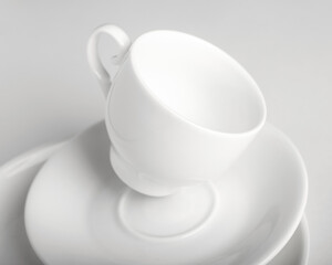 white ceramic cup