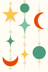 poster abstraction, vector illustration