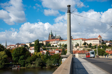 panoramic view on Pragues Castle 