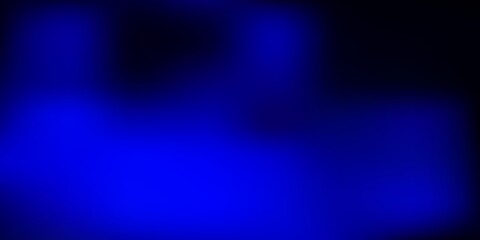 Dark blue vector abstract blur template.