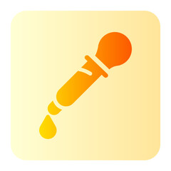 Pipette gradient icon
