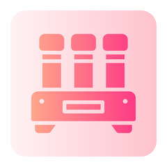 test tubes gradient icon