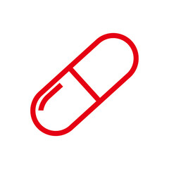 pill, capsule medicine icon symbol