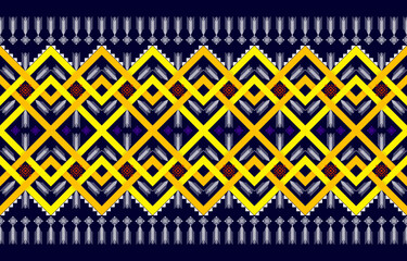 Geometric ethnic pattern design. Aztec fabric carpet mandala ornament boho chevron textile decoration wallpaper. Tribal turkey African Indian traditional embroidery vector illustrations background 