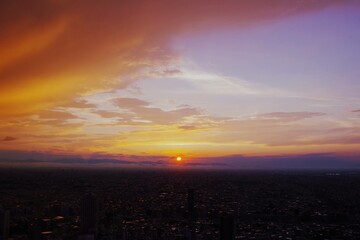 東京の夕景