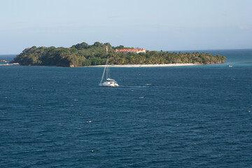 sailboat in the sea