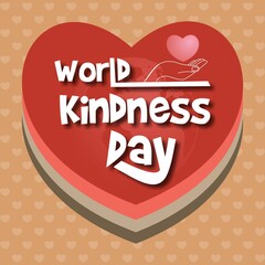 Fototapeta na wymiar World Kindness Day. November 13. Holiday concept. Template for background, banner, card, poster