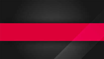 Naklejka premium Modern simple abstract red and black contrast background. Vector abstract graphic design banner pattern background web template.
