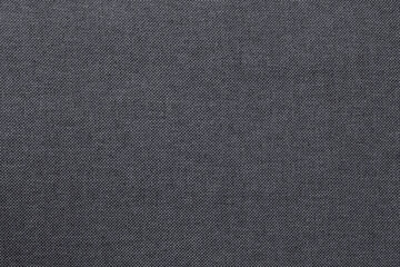 Fototapeta na wymiar Dark grey fabric cloth texture for background, seamless pattern of natural textile.