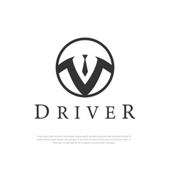 Driver service logo template vector illustration,Emblem, Concept Design, Creative Symbol, Icon