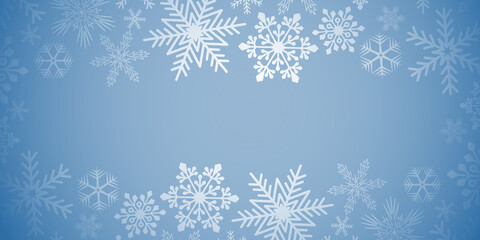 Fototapeta na wymiar Christmas background with snowflake and gradient, winter background for invitation, greeting card and banner