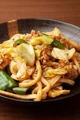 回鍋肉焼きうどん