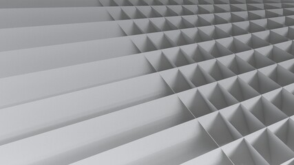 Abstract gray background geometric pattern in design 3d render