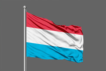 Luxembourg Flying Flag
