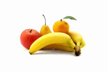 바나나와 사과 그리고 귤과 오렌지
 - obrazy, fototapety, plakaty