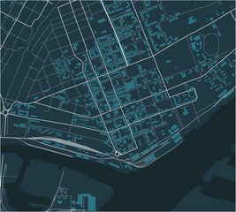 map of the city of Kherson, Ukraine