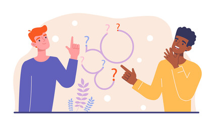 Making business decisions concept