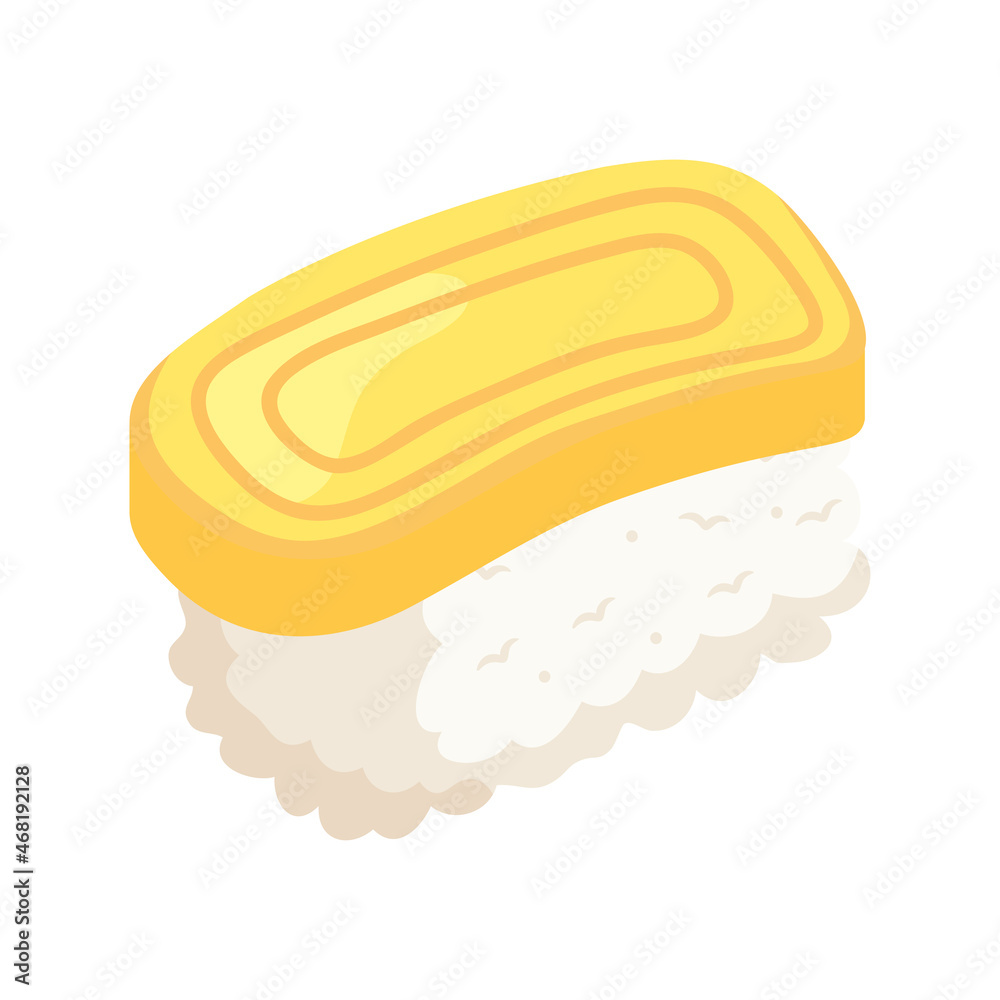 Sticker nigiri sushi food