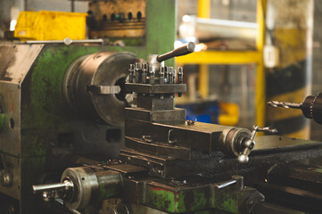 industrial factory machine robot tool concept, real manufacturing engineering production work