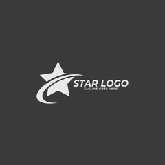 Fototapeta premium Luxury Star logo design template, Elegant Star logo design.