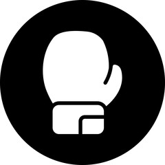 boxing gloves glyph icon