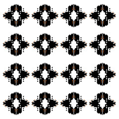 Luxury Design Ornaments Aztecs Black White Vector