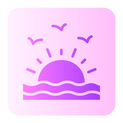 sea gradient icon